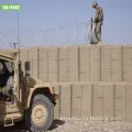 아연 도금 용접 메쉬 가비전 군사 배리어 블라스트 벽